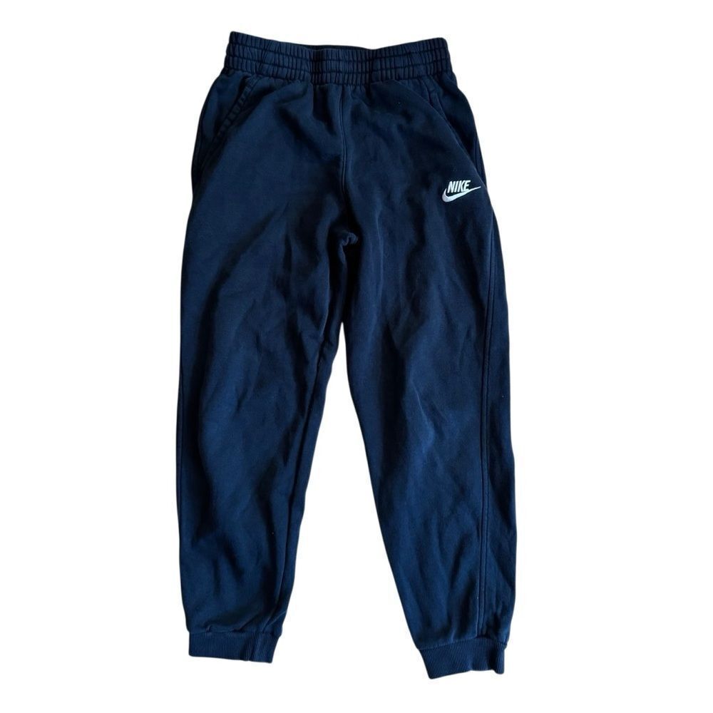 Nike Women's Sportswear Club Fleece Mid-Rise Jogger Sweatpants in Black Size XS - Picture 2 of 6